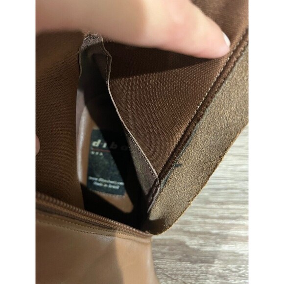 Vintage 90’s Diba Boots Women’s Tan Leather Square Toe Booties Bohemian Sz 8.5 - Picture 14 of 16